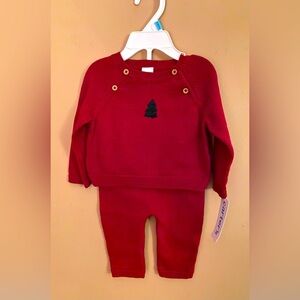 Carter’s 2pc Red Knit Infant (Christmas) Outfit